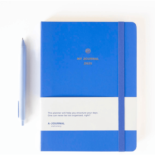 A-Journal Agenda Agenda Diary 2025 Lavender Blue