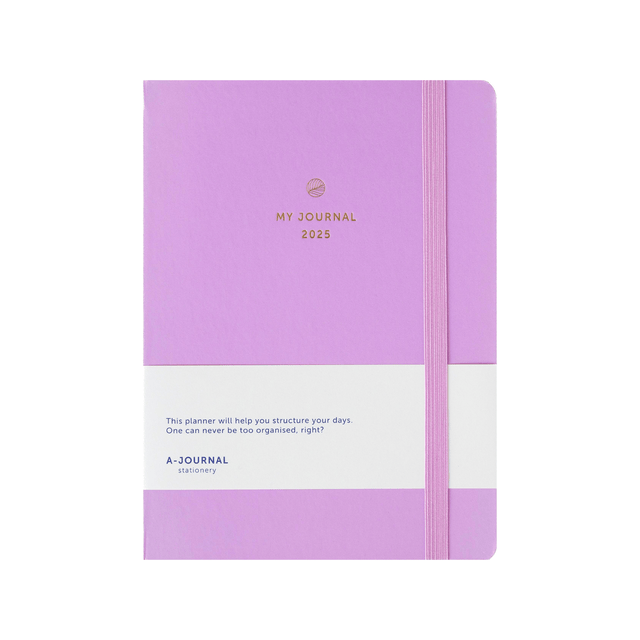 A-Journal Agenda Agenda Diary 2025 Lila