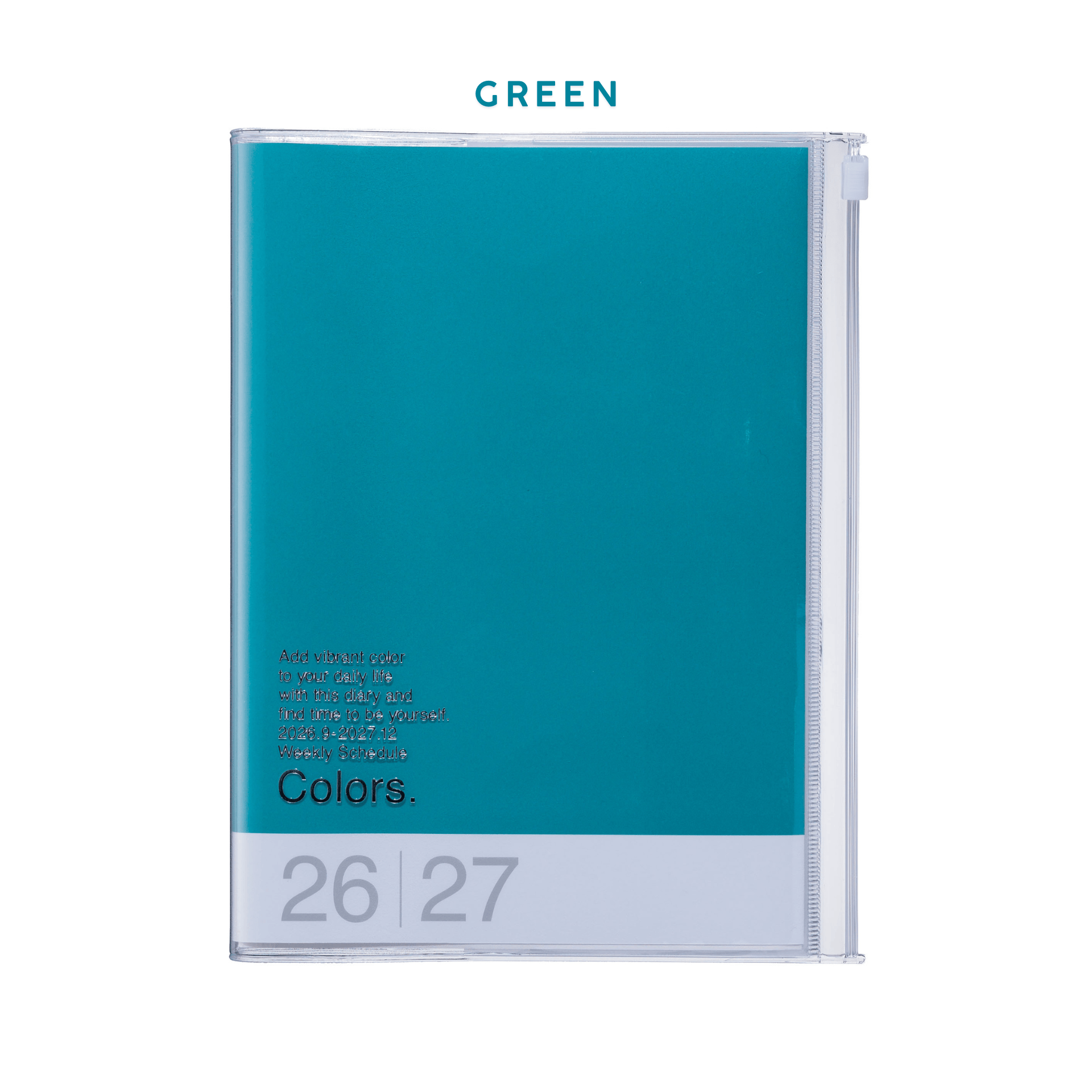 Mark's Tokyo Agenda GREEN Agenda Diary 2026/2027 - A5 Colors