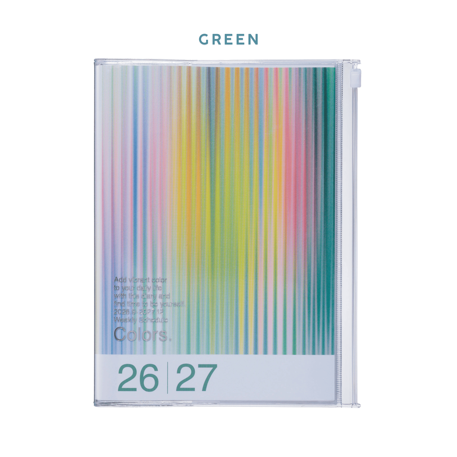 Mark's Tokyo Agenda GREEN Agenda Diary 2026/2027 - A5 Gradient