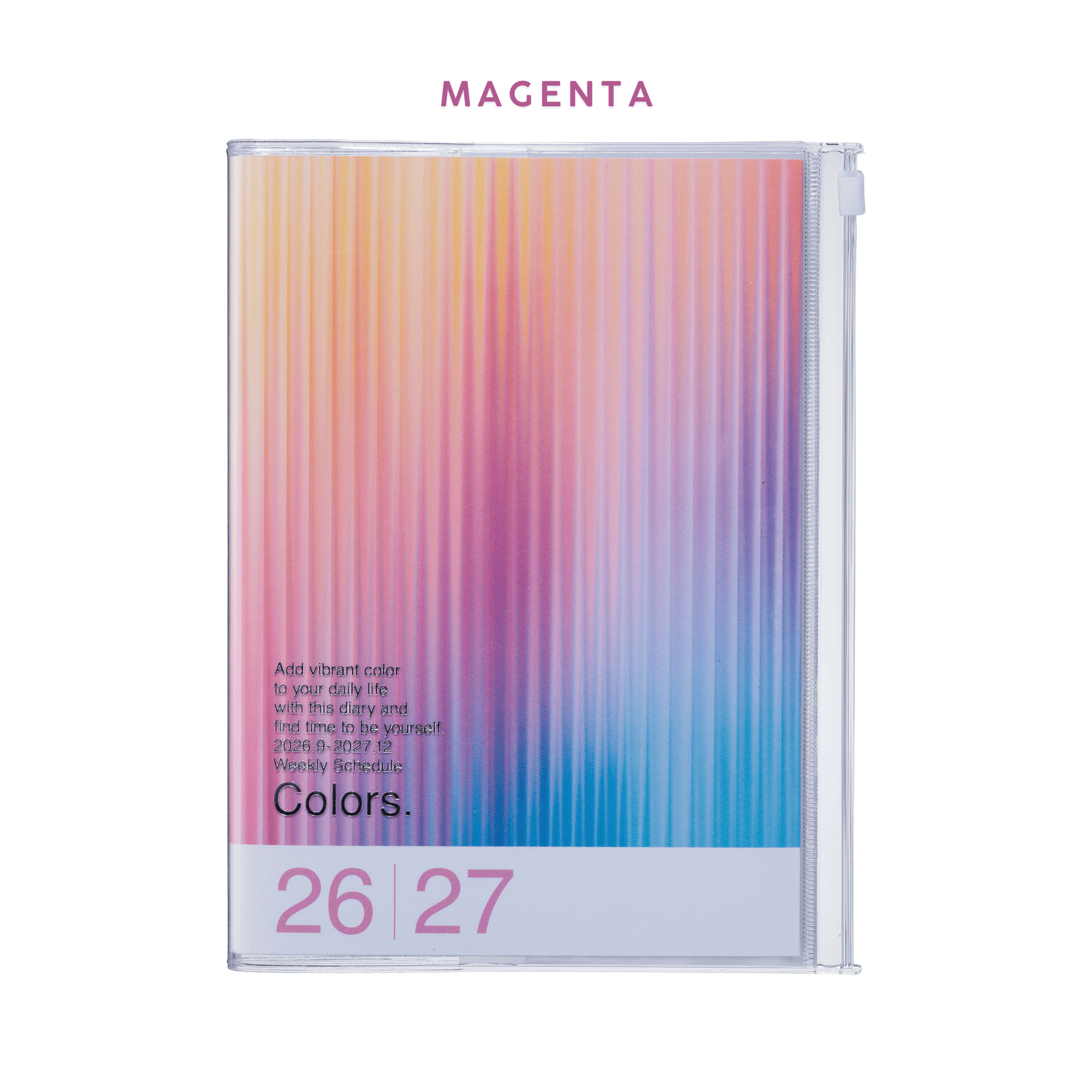Mark's Tokyo Agenda MAGENTA Agenda Diary 2026/2027 - A5 Gradient