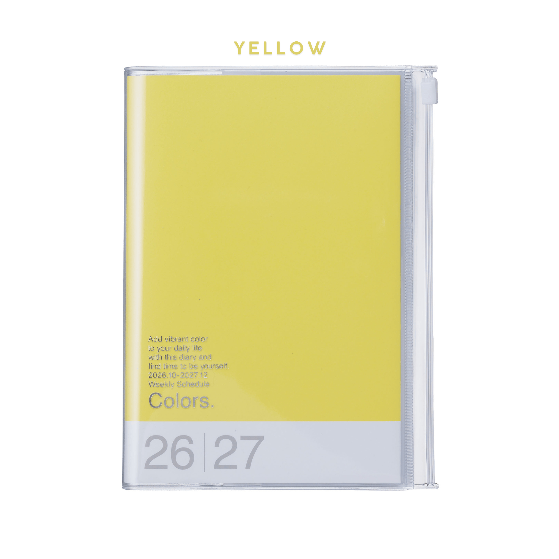 Mark's Tokyo Agenda YELLOW Agenda Diary 2026/2027 - B6 Colors