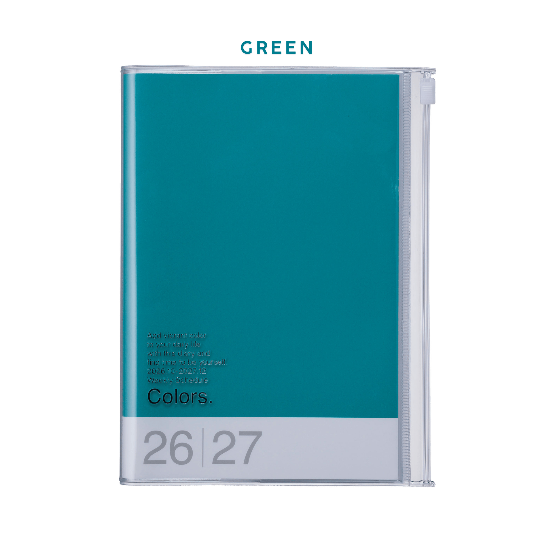 Mark's Tokyo Agenda GREEN Agenda Diary 2026/2027 - B6 Colors