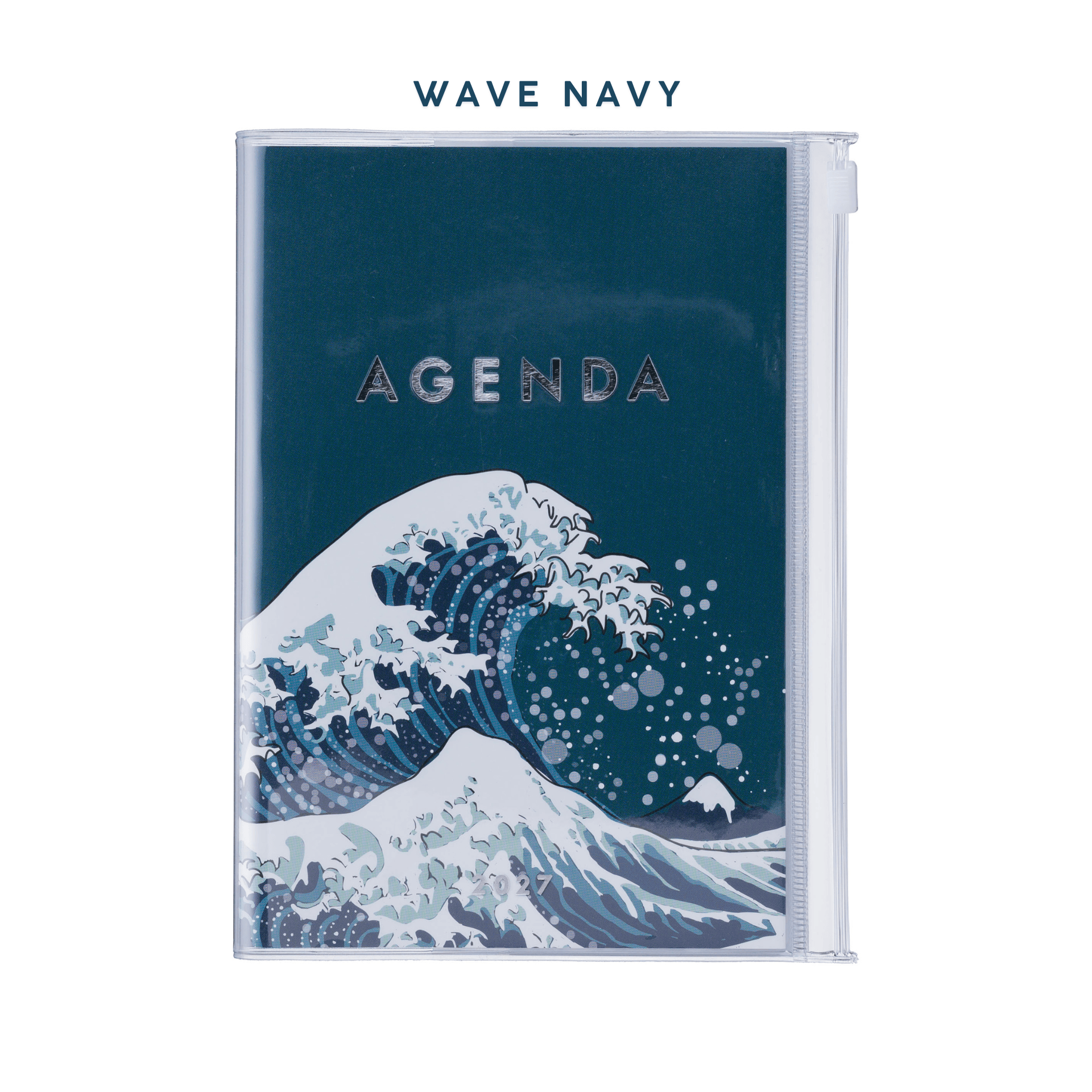 Mark's Tokyo Agenda WAVE NAVY Agenda Diary 2026/2027 - B6 Japan