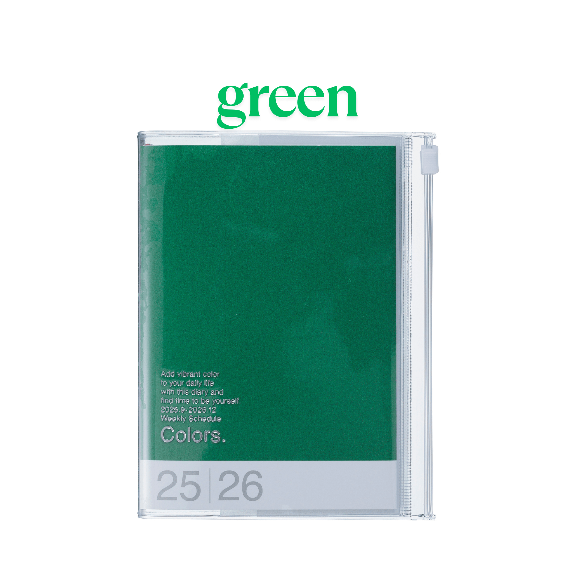 Mark's Tokyo Agenda GREEN Agenda Diary Pocket 2025-2026 Mark's Tokyo - COLORS