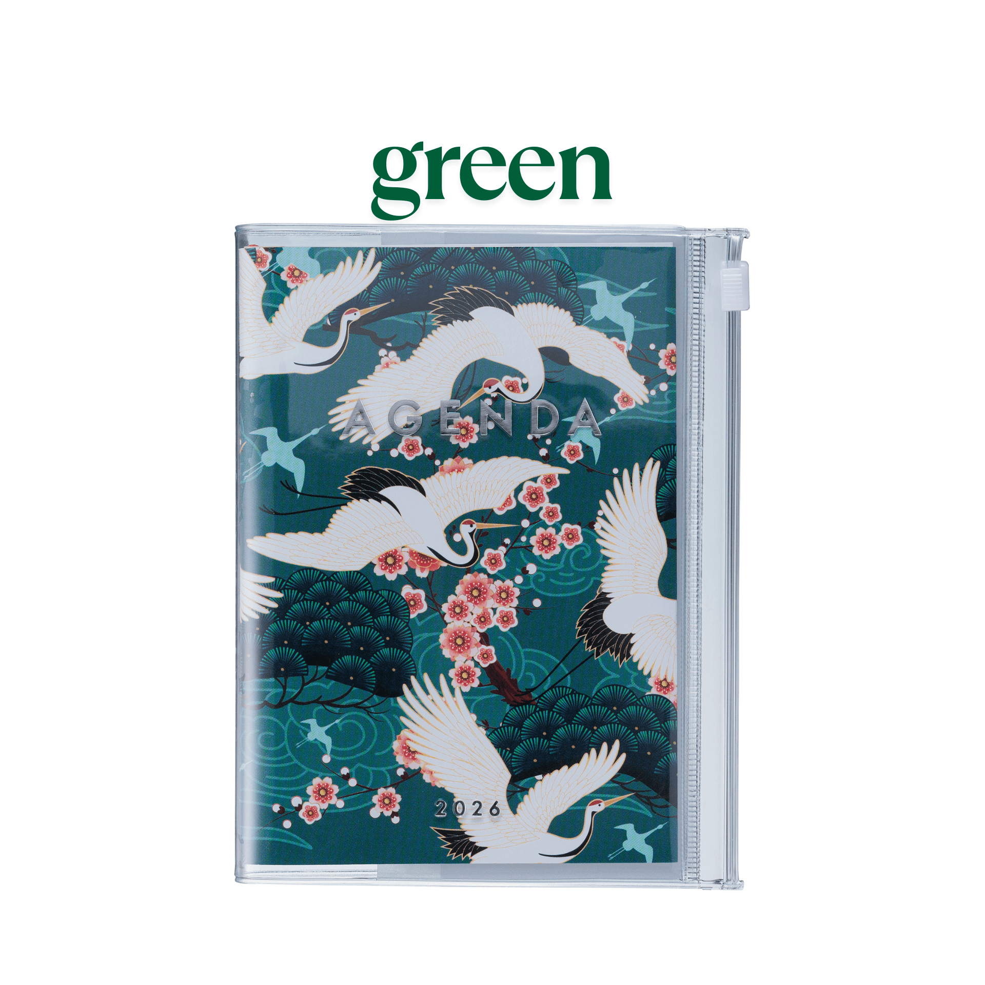 Mark's Tokyo Agenda GREEN Agenda Diary Pocket 2025-2026 Mark's Tokyo - JAPAN BIRDS