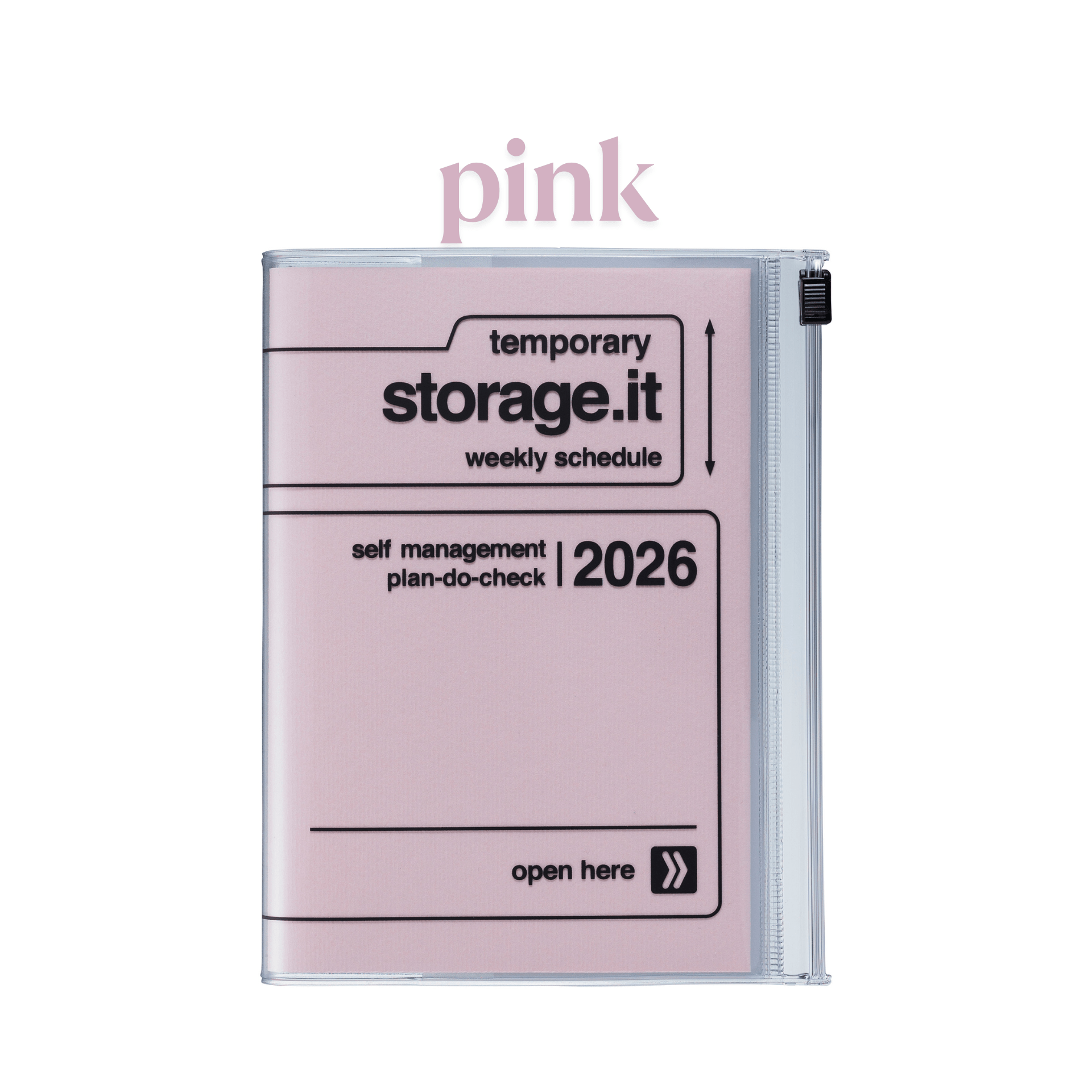 Mark's Tokyo Agenda PINK Agenda Diary Pocket 2025-2026 Mark's Tokyo - STORAGE