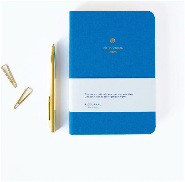 A-Journal Agenda Agenda Diary Pocket Blue 2025