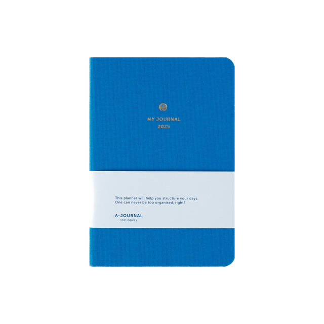 A-Journal Agenda Agenda Diary Pocket Blue 2025