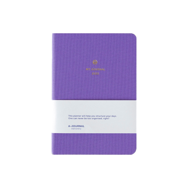 A-Journal Agenda Agenda Diary Pocket Lilac 2025