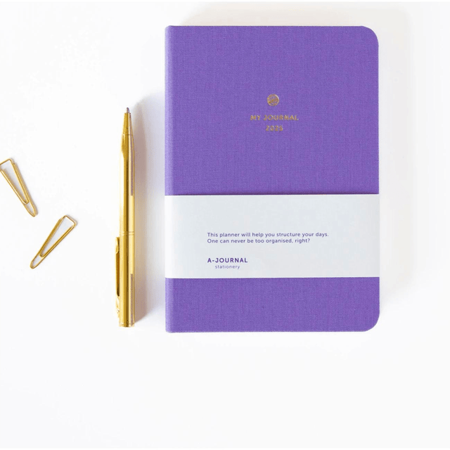 A-Journal Agenda Agenda Diary Pocket Lilac 2025