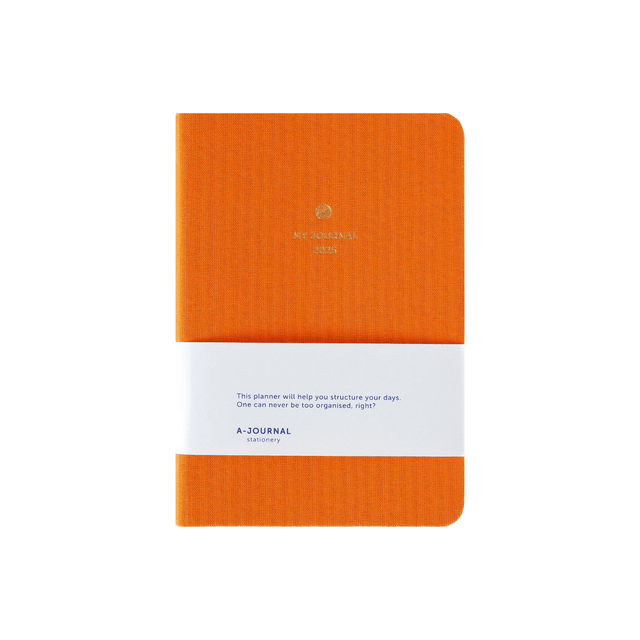 A-Journal Agenda Agenda Diary Pocket Orange 2025