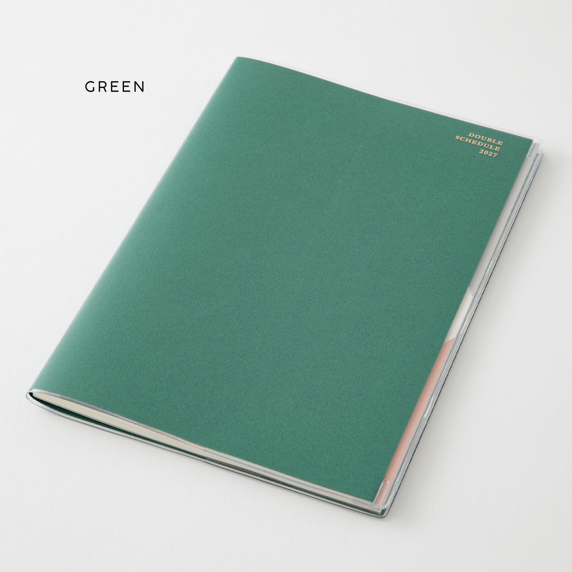 Midori Agenda GREEN Agenda Double Schedule B6 2027 - Midori