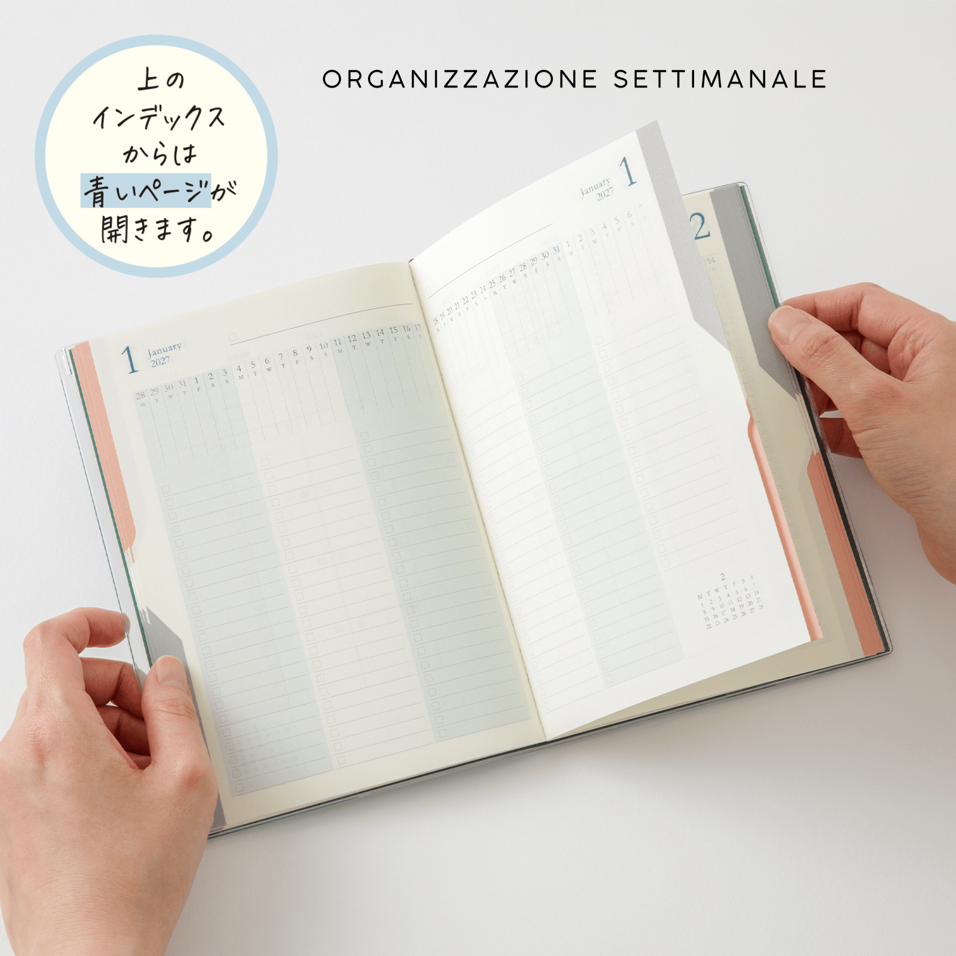 Midori Agenda Agenda Double Schedule B6 2027 - Midori