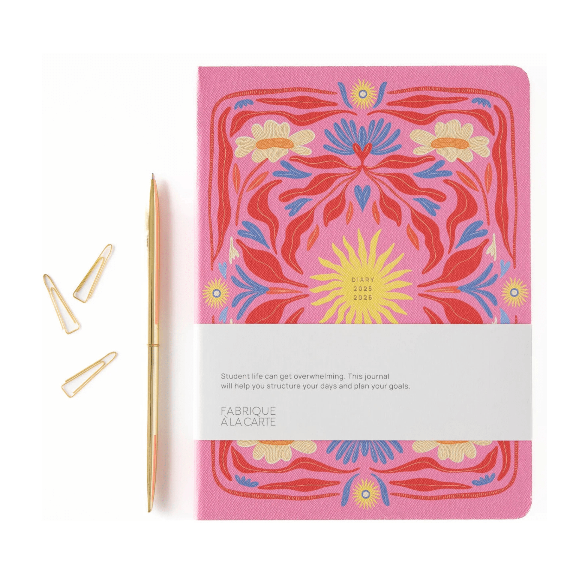 A-Journal Agenda Agenda Fabrique 2025-2026 Sun Pink - 12 mesi