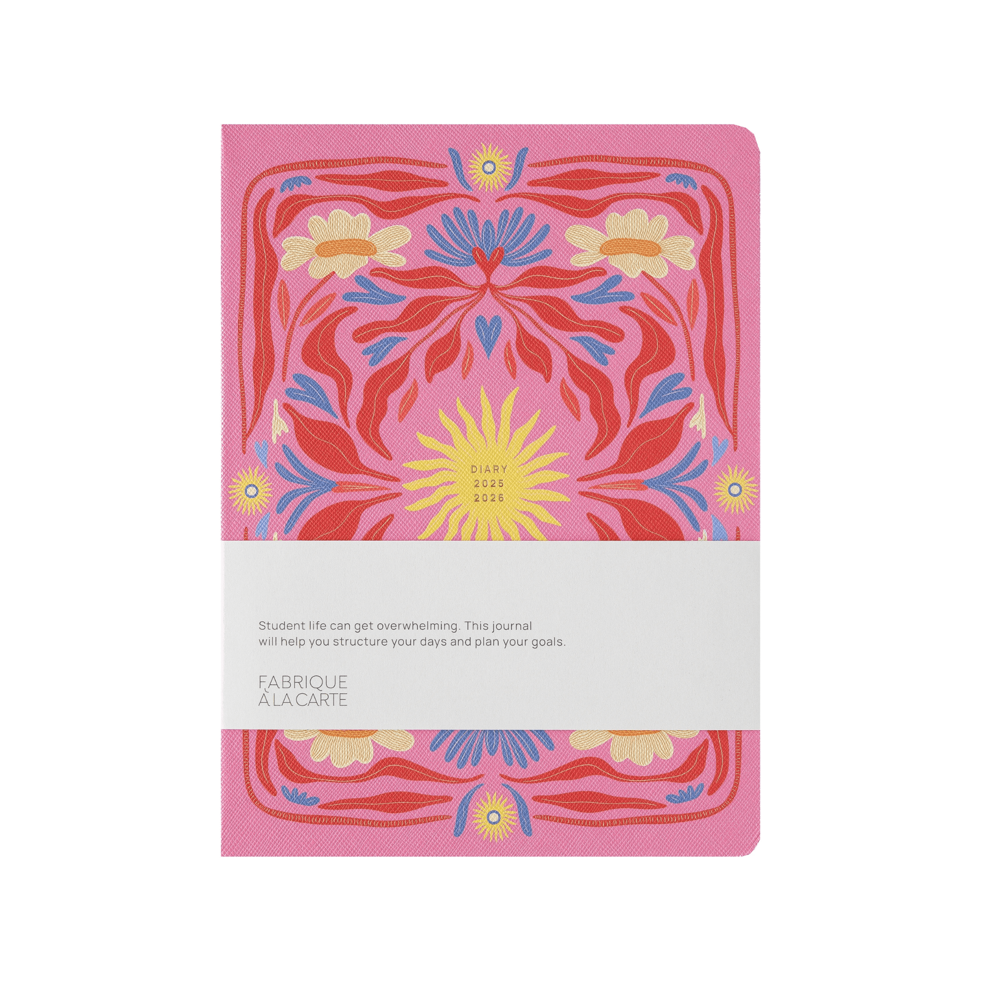 A-Journal Agenda Agenda Fabrique 2025-2026 Sun Pink - 12 mesi