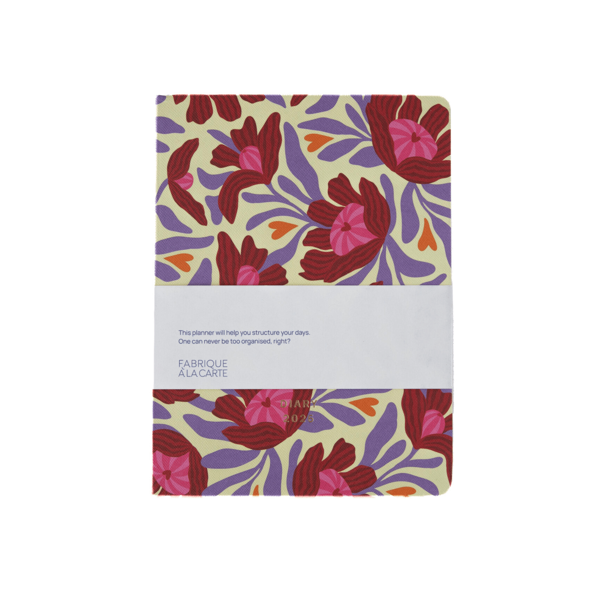 A-Journal Agenda Agenda Fabrique 2026 - Flowers