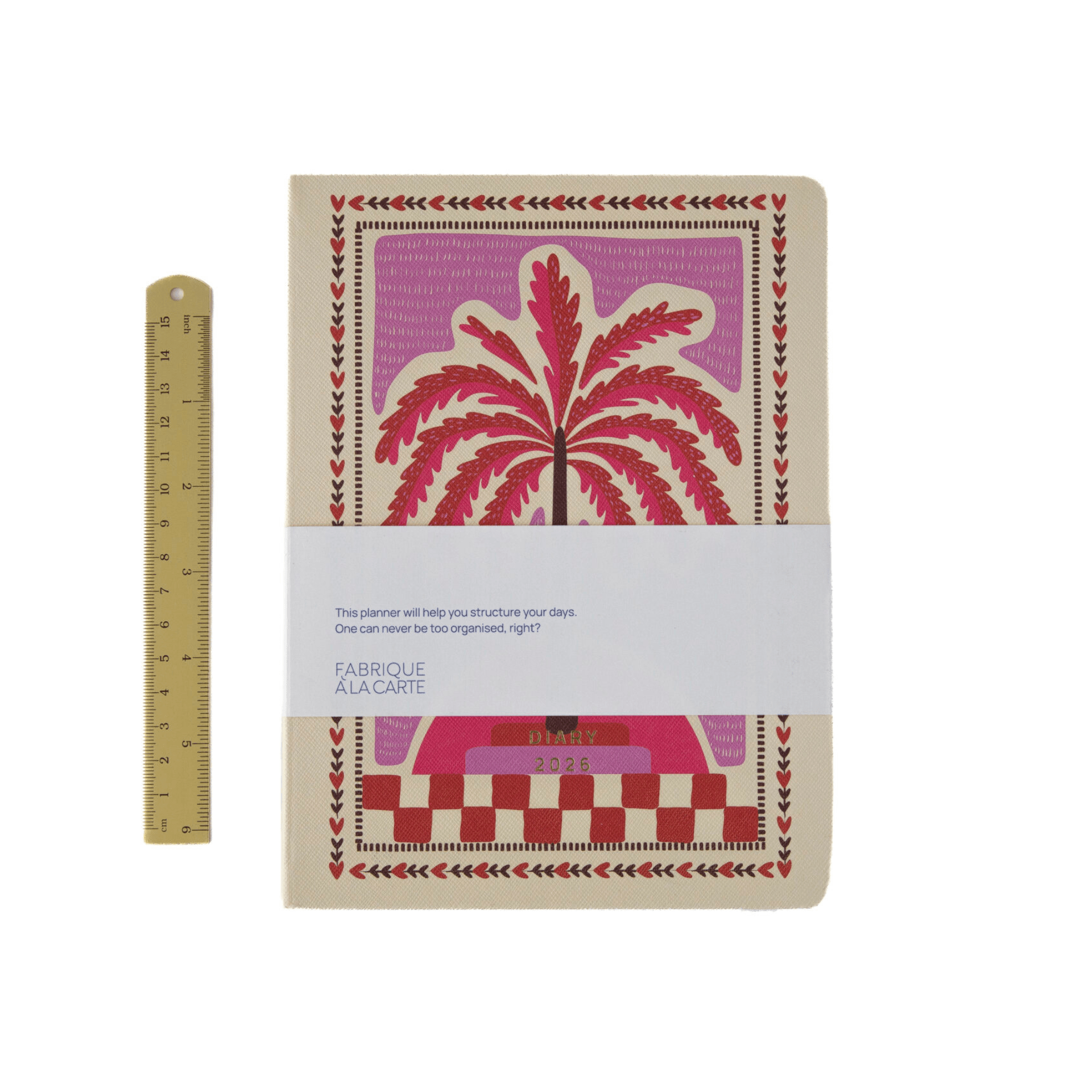 A-Journal Agenda Agenda Fabrique 2026 - Palm Tree