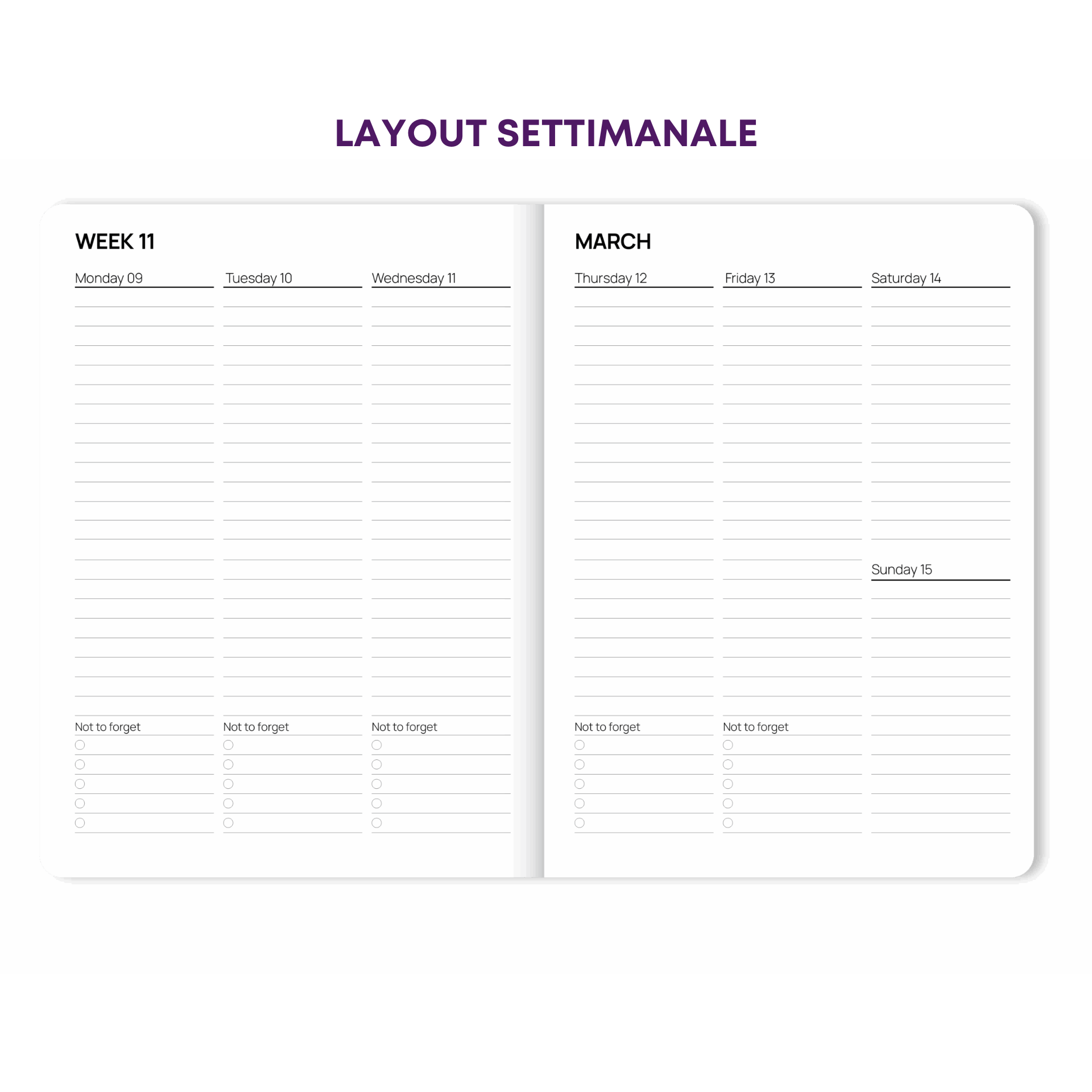 A-Journal Agenda Agenda Fabrique 2026 - Stripes