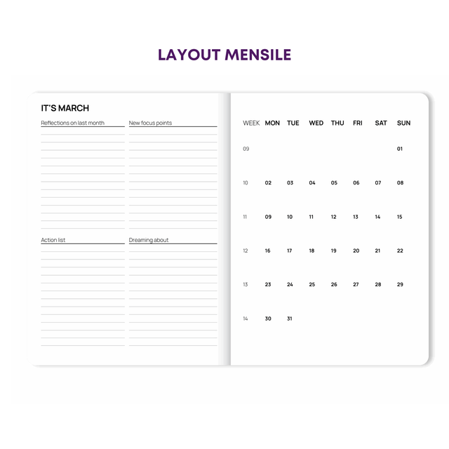 A-Journal Agenda Agenda Fabrique 2026 - Sun