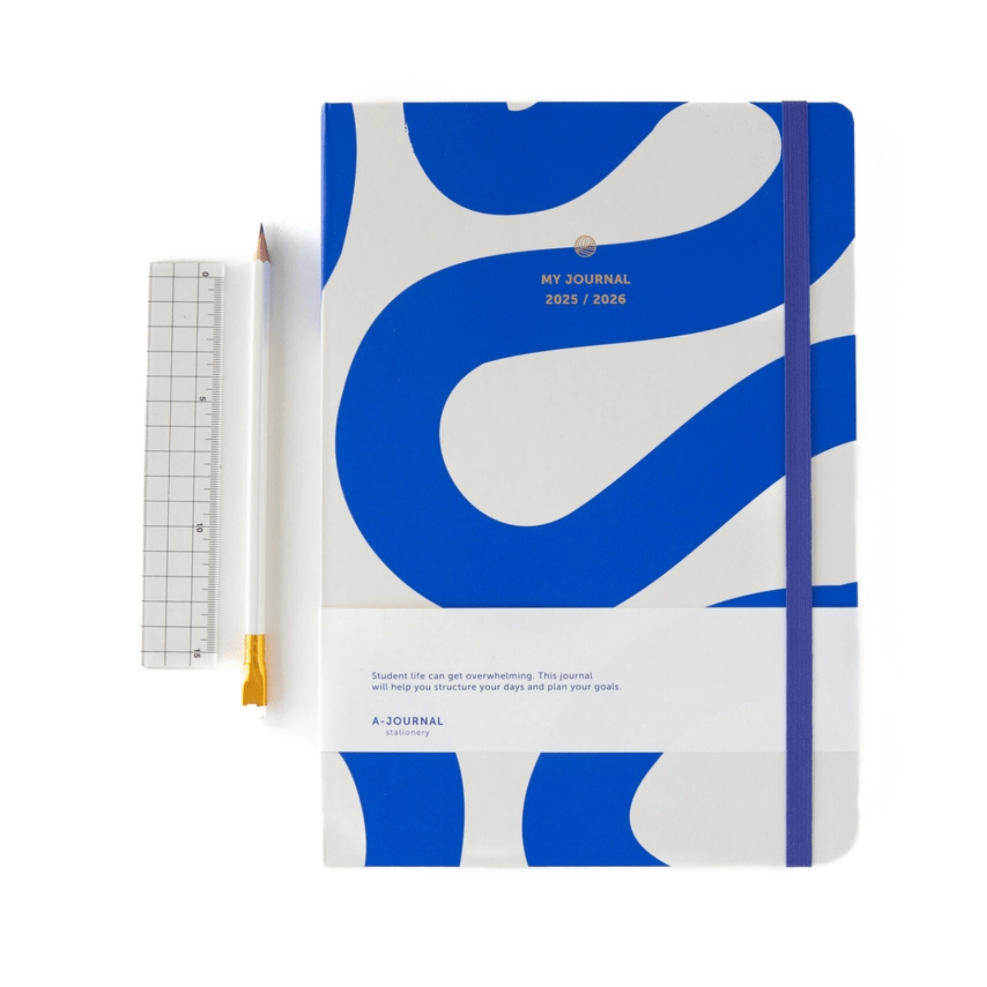 A-Journal Agenda Agenda Maxi 2025-2026 Flow Blue A4