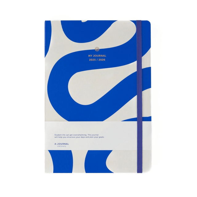 A-Journal Agenda Agenda Maxi 2025-2026 Flow Blue A4