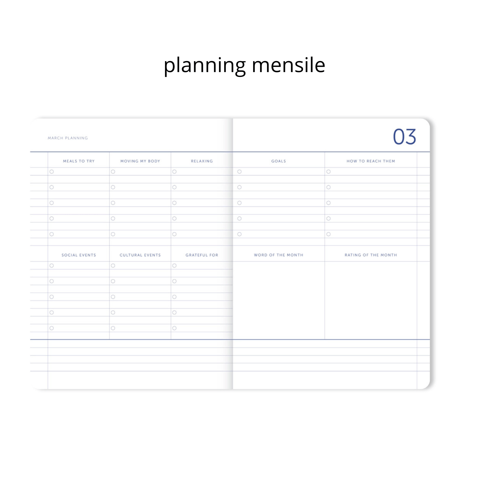 A-Journal Agenda Agenda Maxi 2026-2027 Flow Blue A4