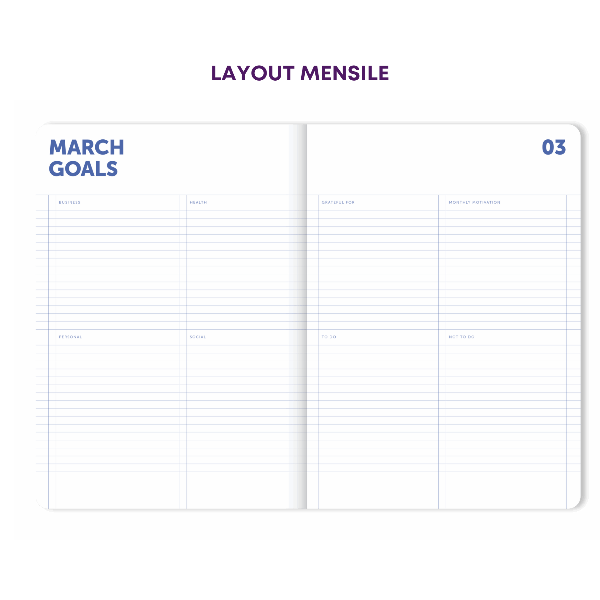 A-Journal Agenda Agenda Maxi 2026 - Stripes