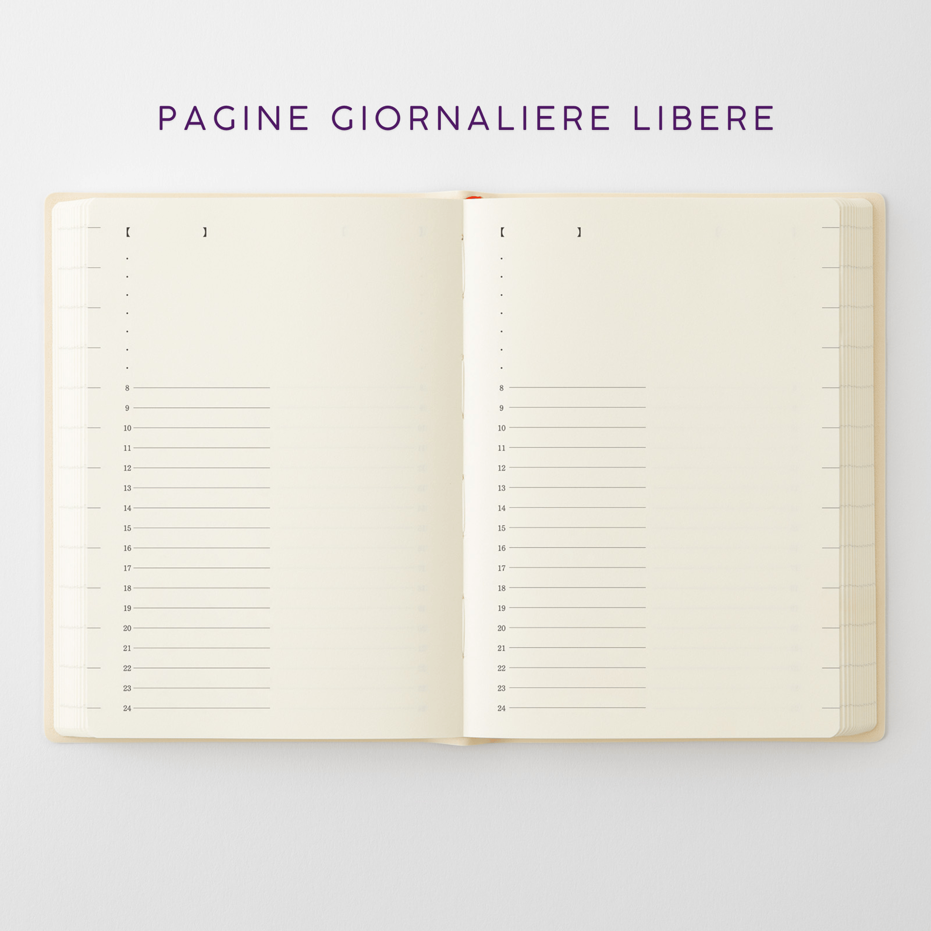 Midori Agenda Agenda MD Notebook Diary 2027 - 1 Day 1 Page A6