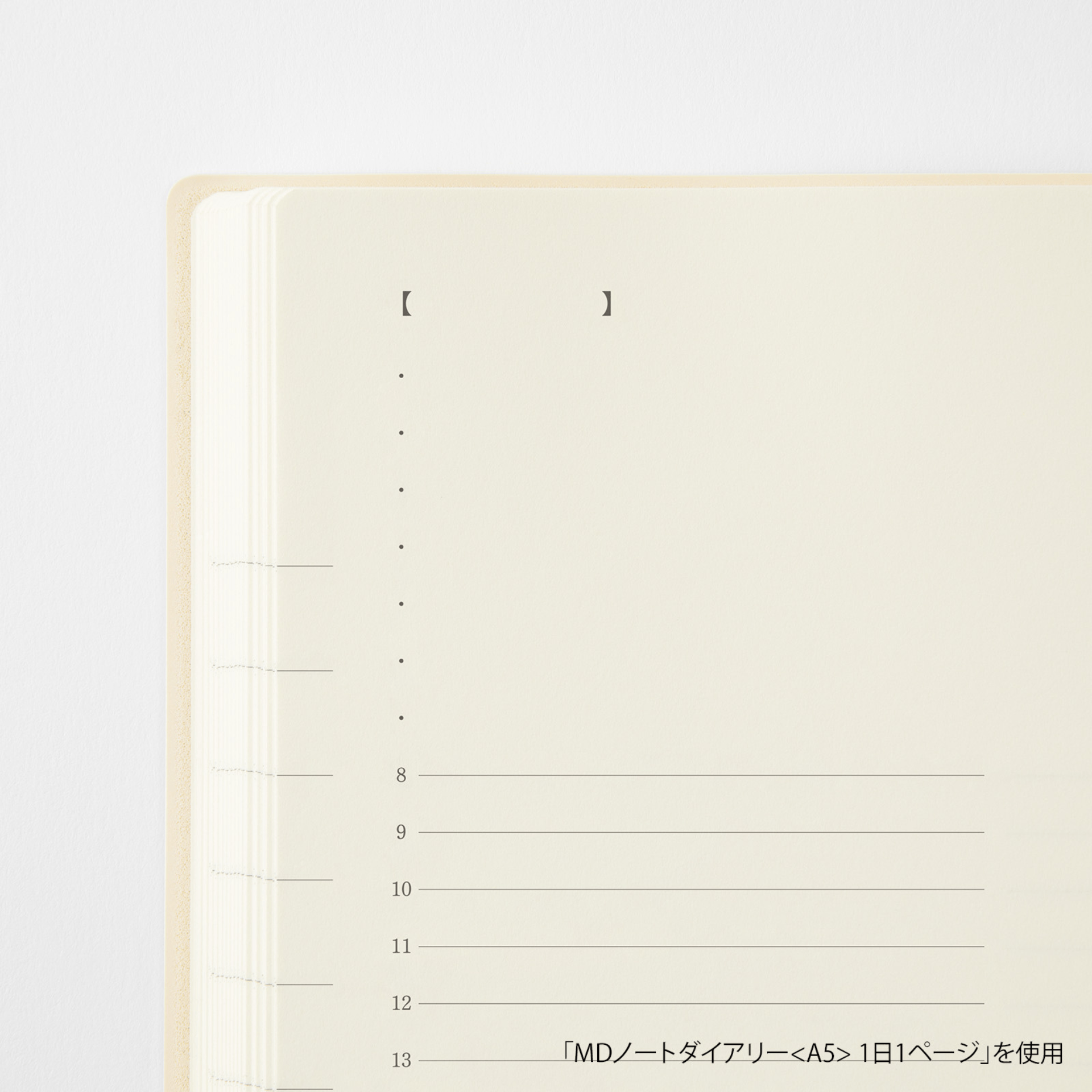 Midori Agenda Agenda MD Notebook Diary 2027 - 1 Day 1 Page Square