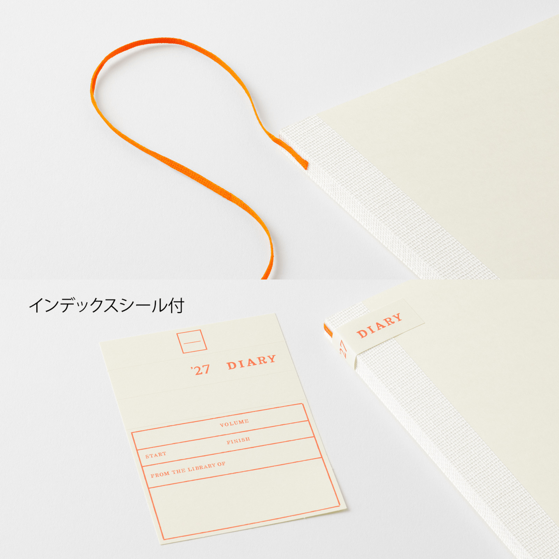 Midori Agenda Agenda MD Notebook Diary 2027 - Monthly Thin A5
