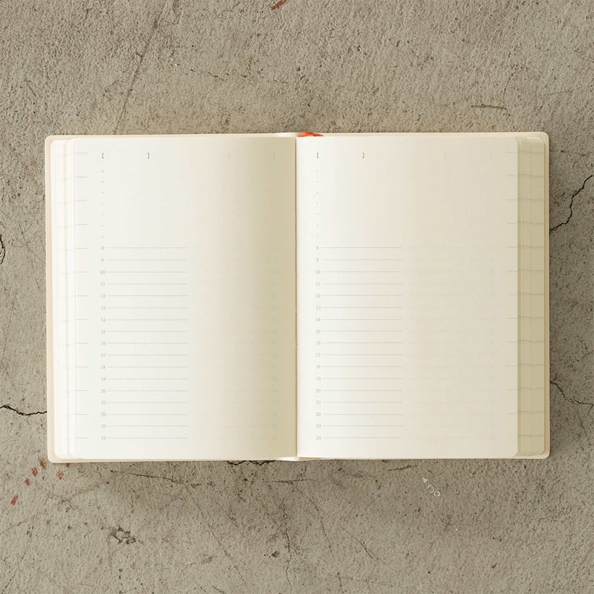 Midori Agenda Agenda MD Paper Notebook Diary - 1 day 1 page 2026 - Daily A6