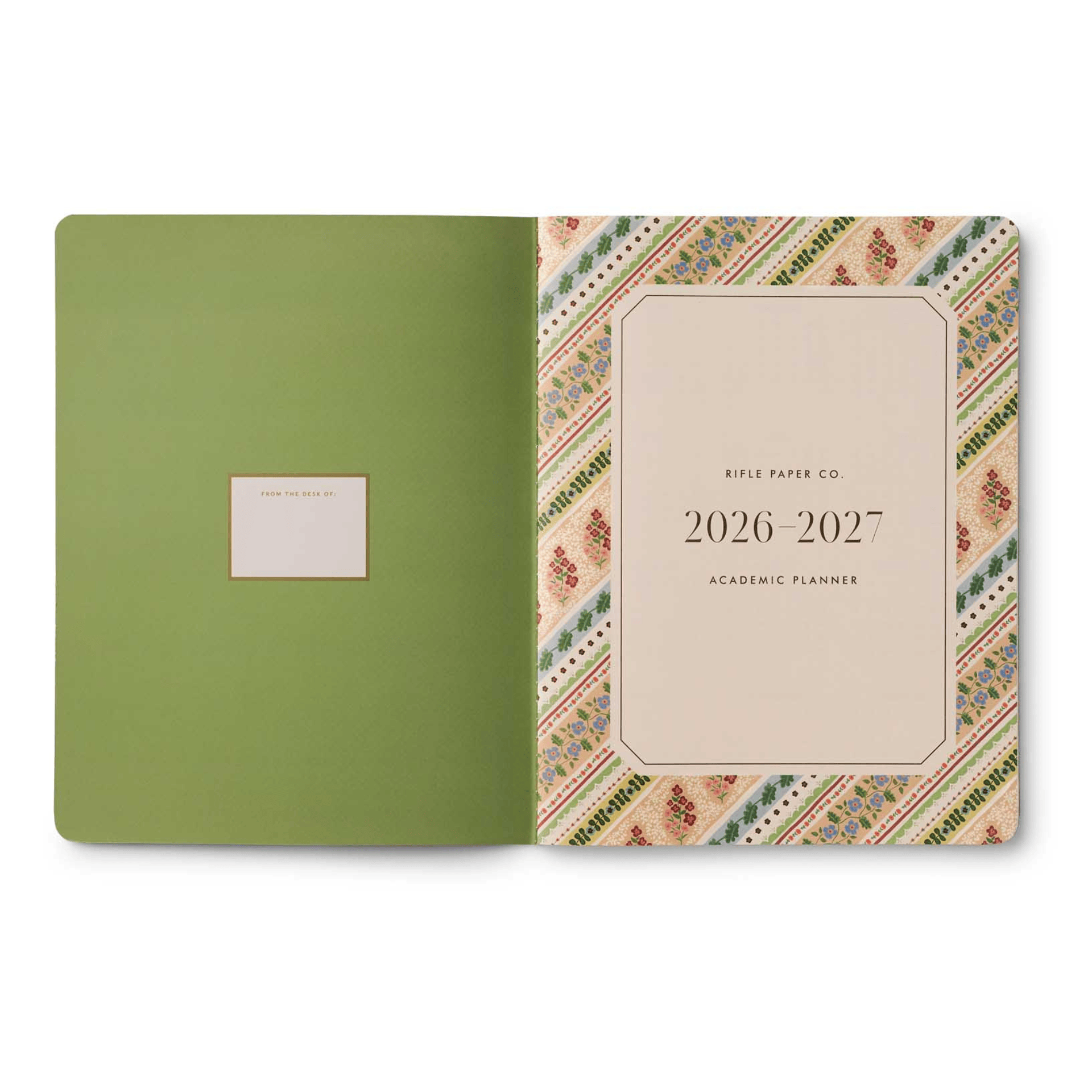 Rifle Paper Agenda Agenda Mensile 2026/2027 - Paisley