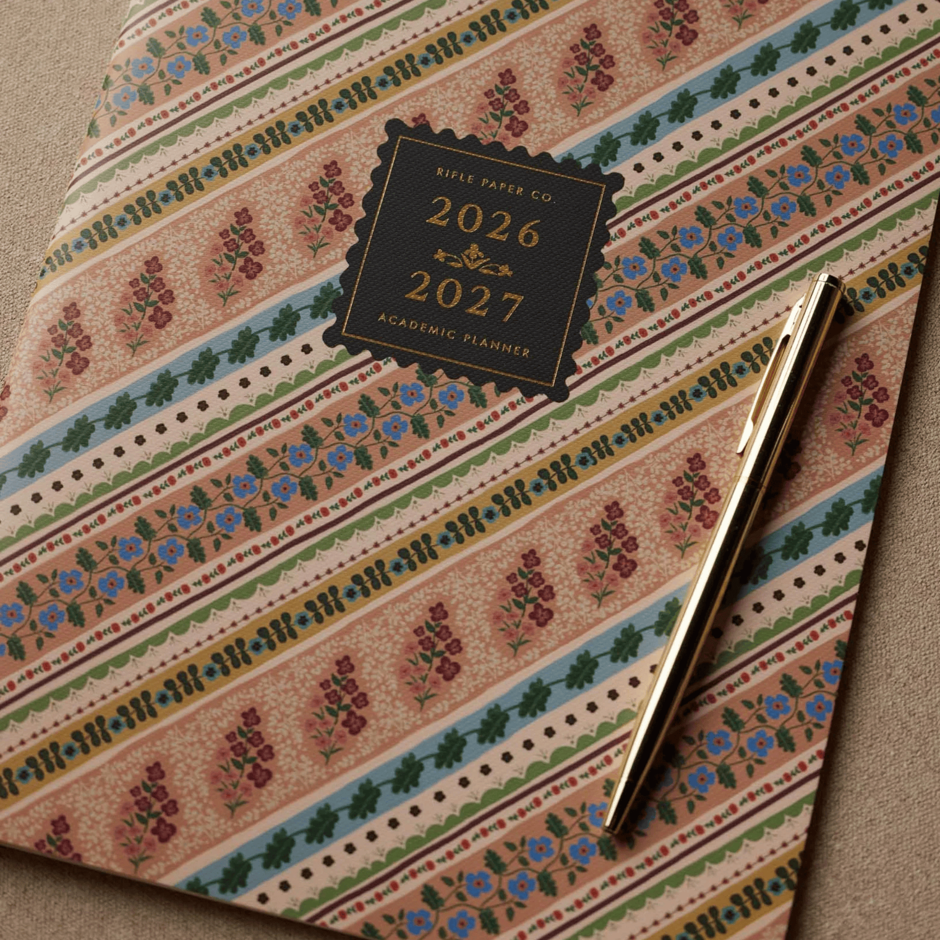 Rifle Paper Agenda Agenda Mensile 2026/2027 - Paisley