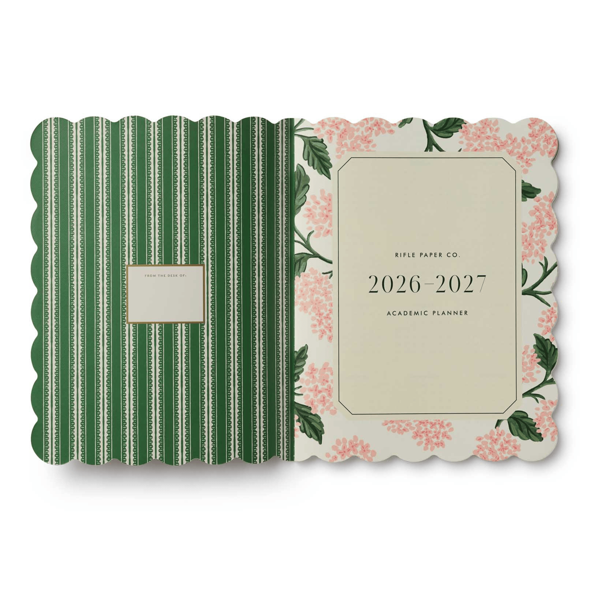 Rifle Paper Agenda Agenda Mensile 2026/2027 - Pink Hydrangea