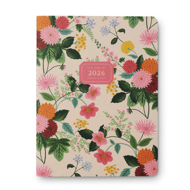 Rifle Paper Agenda Agenda Mensile Dahlia 2026