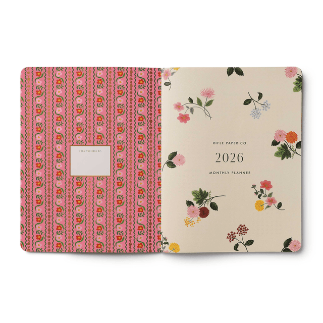 Rifle Paper Agenda Agenda Mensile Dahlia 2026