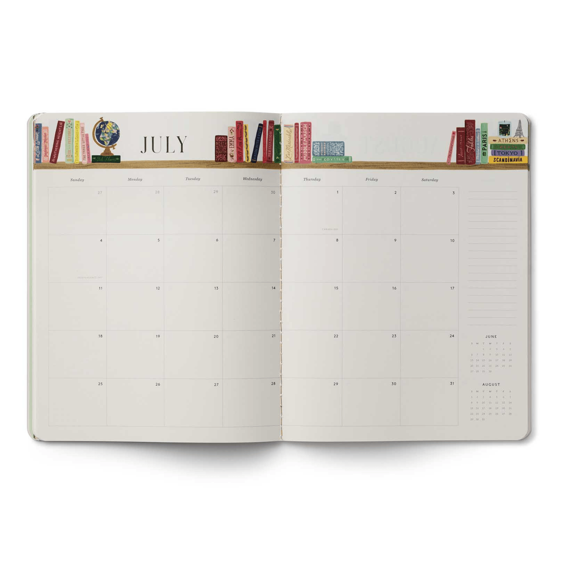 Rifle Paper Agenda Agenda Mensile Ladies Book Club 2027