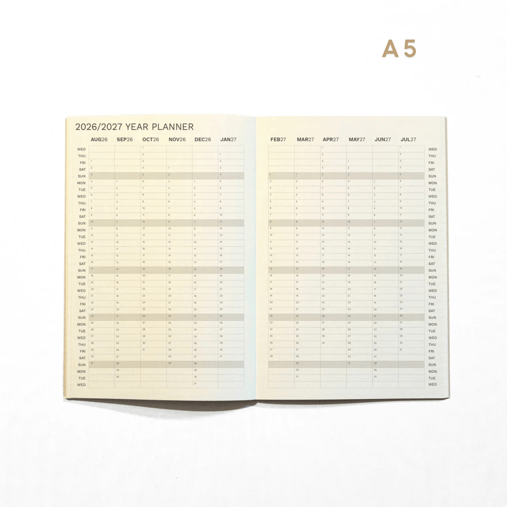 Octagon Agenda Agenda Mensile - Monthly Plus 2026/2027