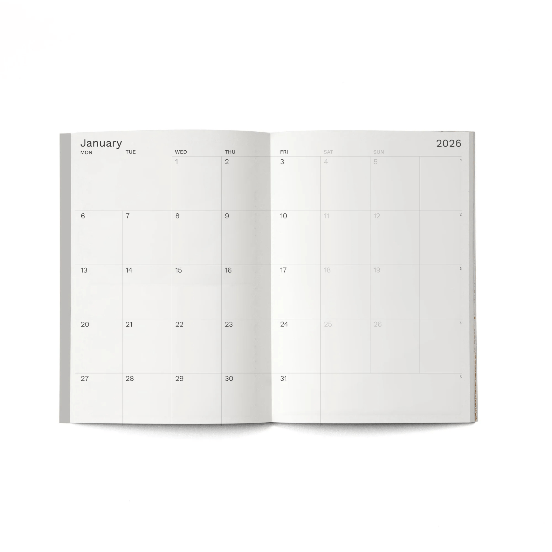 Octagon Agenda Agenda Monthly Plus 2026