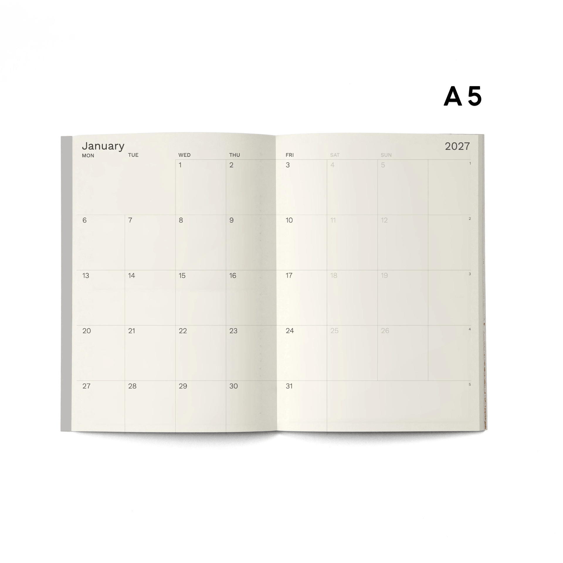 Octagon Agenda Agenda Monthly Plus 2027