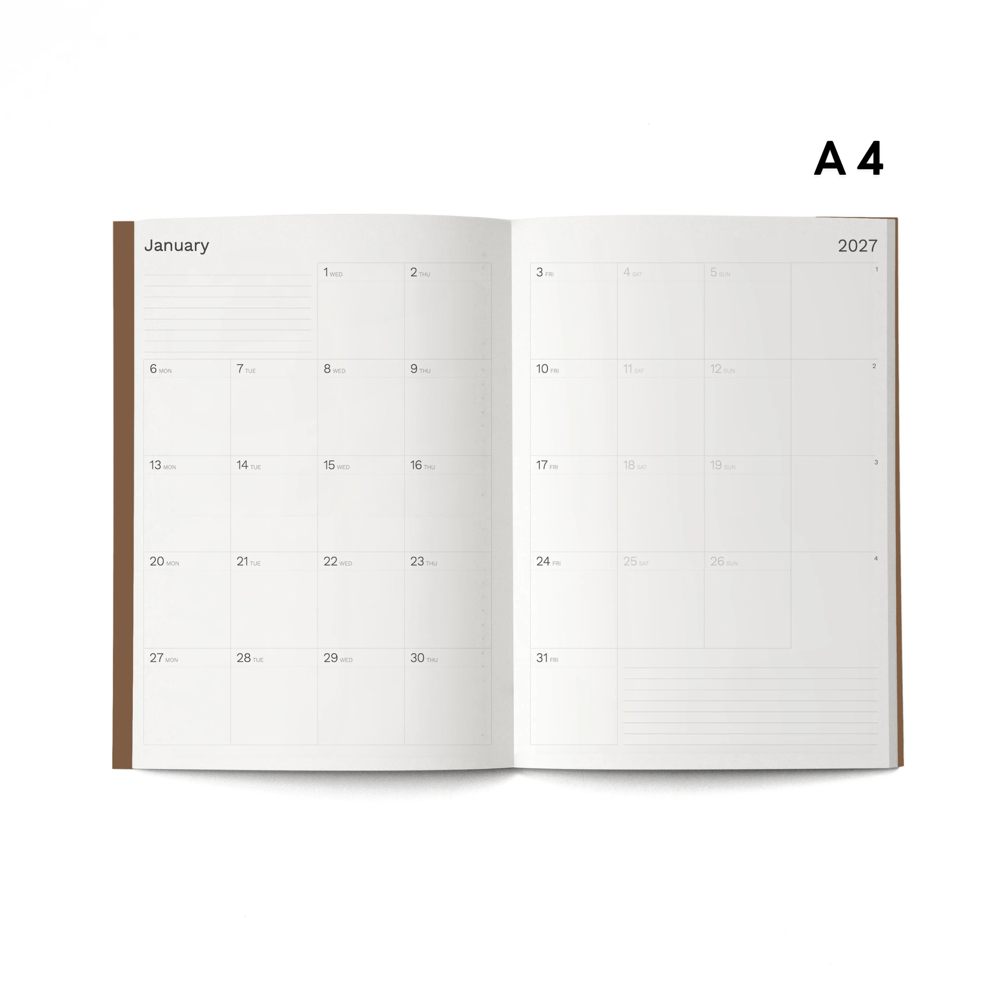 Octagon Agenda Agenda Monthly Plus 2027