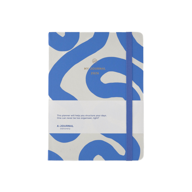 A-Journal Agenda Agenda My Journal 2026 - Flow Blue