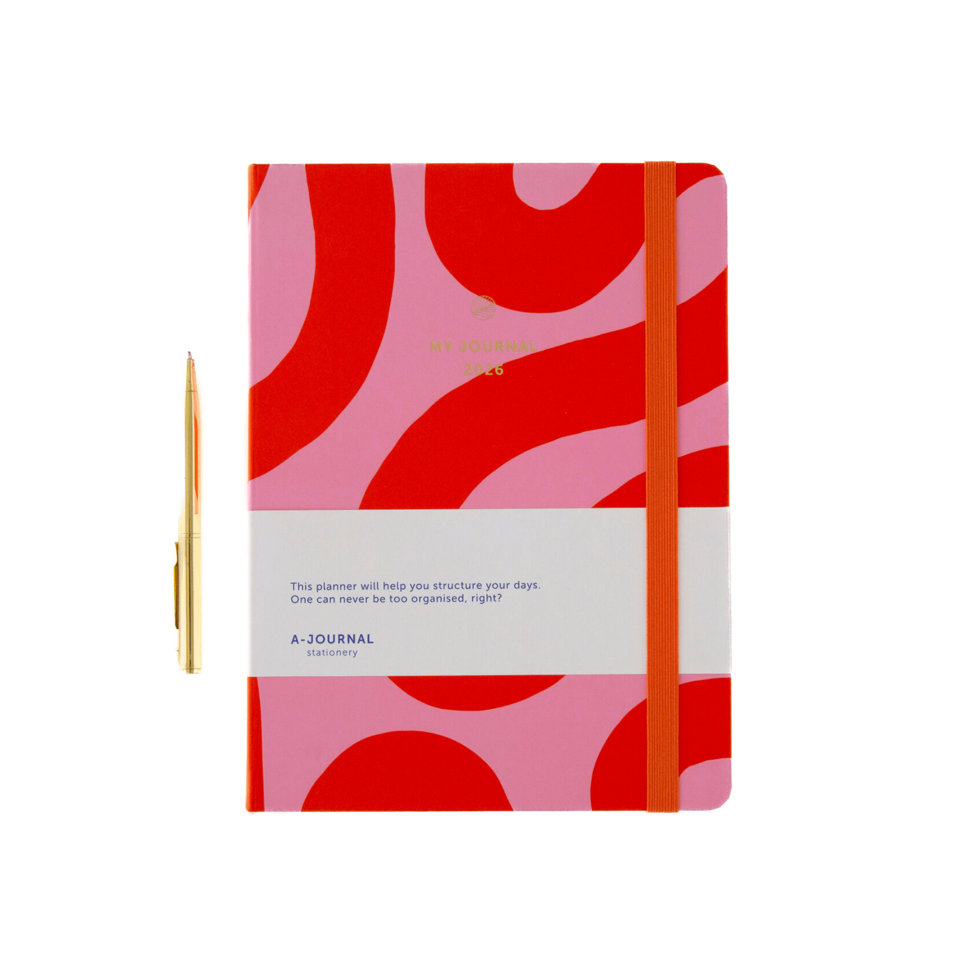 A-Journal Agenda Agenda My Journal 2026 - Flow Pink