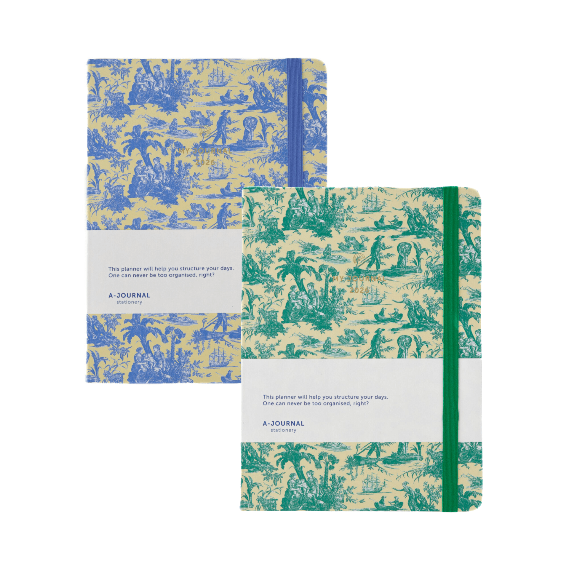 A-Journal Agenda Agenda My Journal 2026 - Toile De Jouy