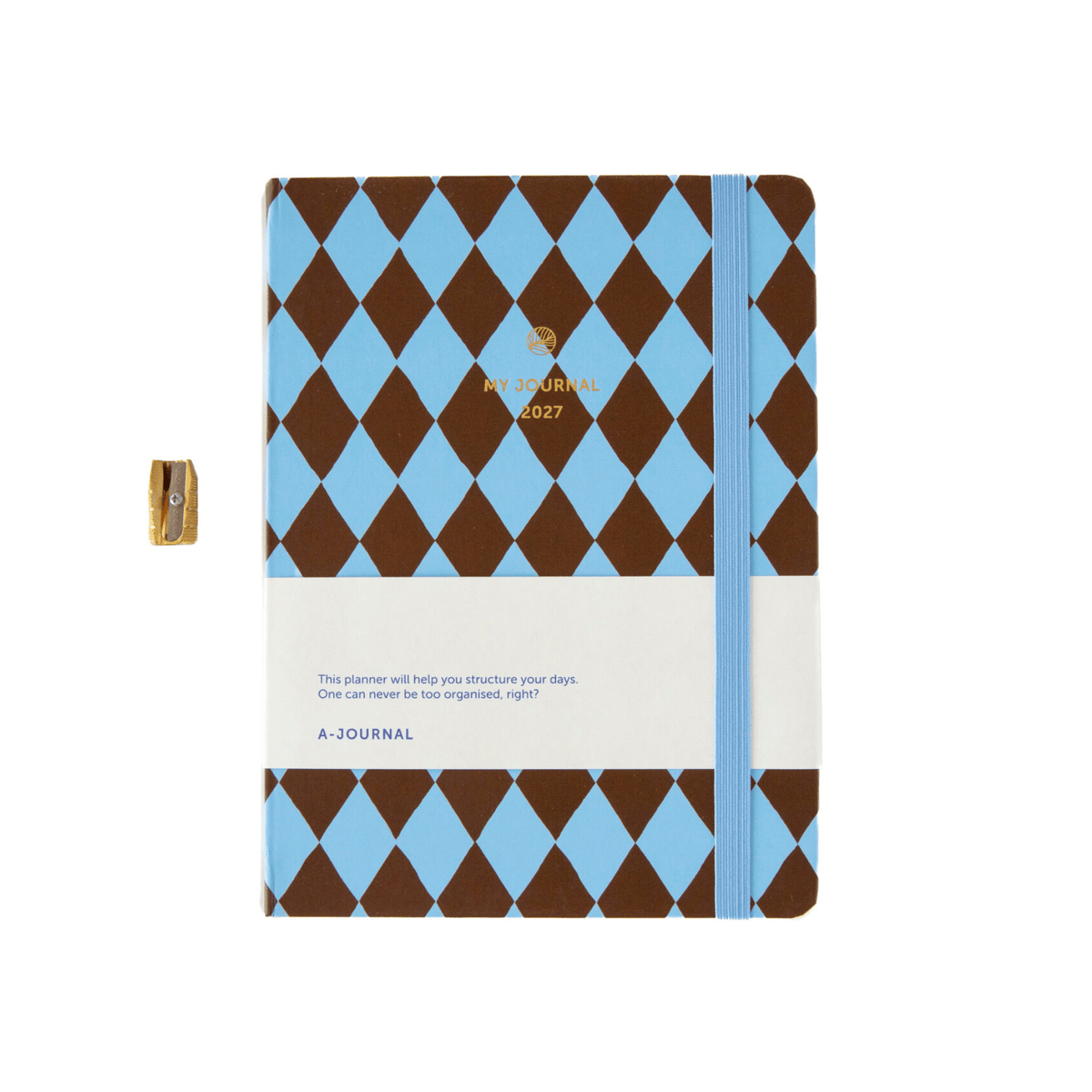 A-Journal Agenda Agenda My Journal Diary 2027 - A5 Checkered