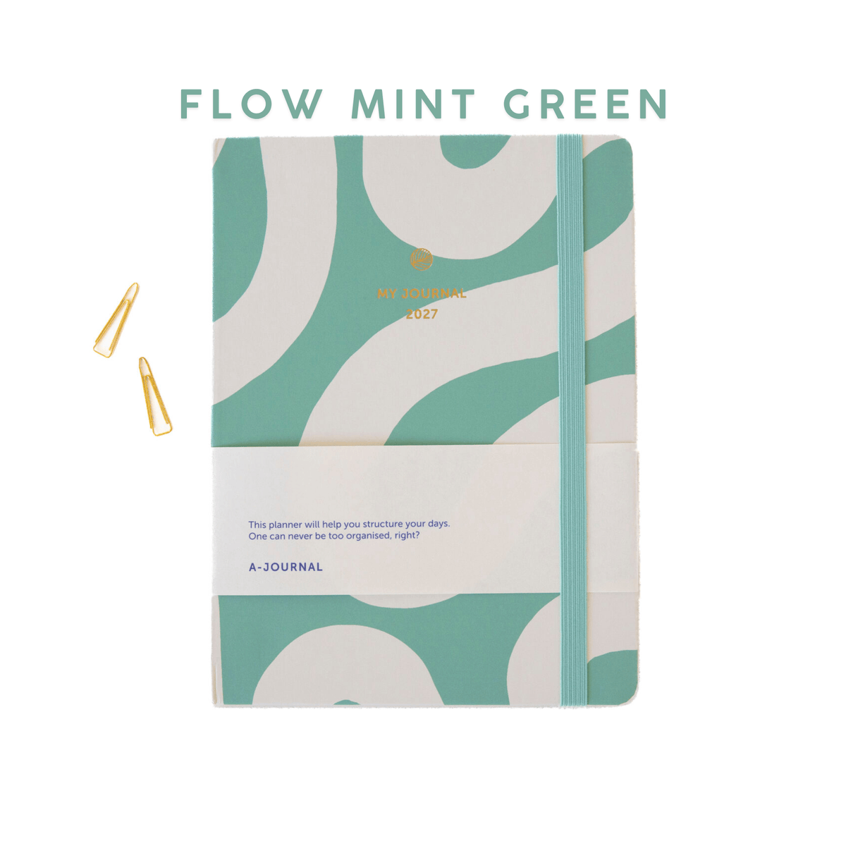 A-Journal Agenda FLOW MINT GREEN Agenda My Journal Diary 2027 - A5 Flow