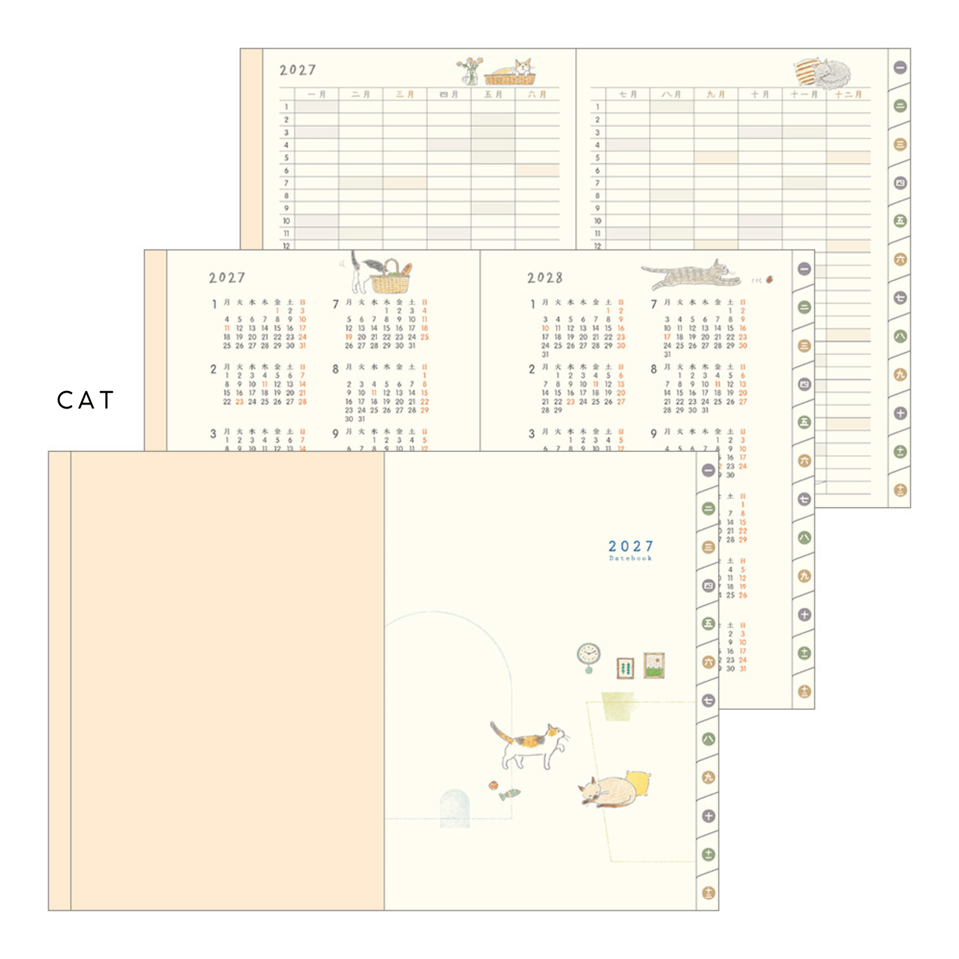 Midori Agenda Agenda Pocket Diary A6 2027 - Midori