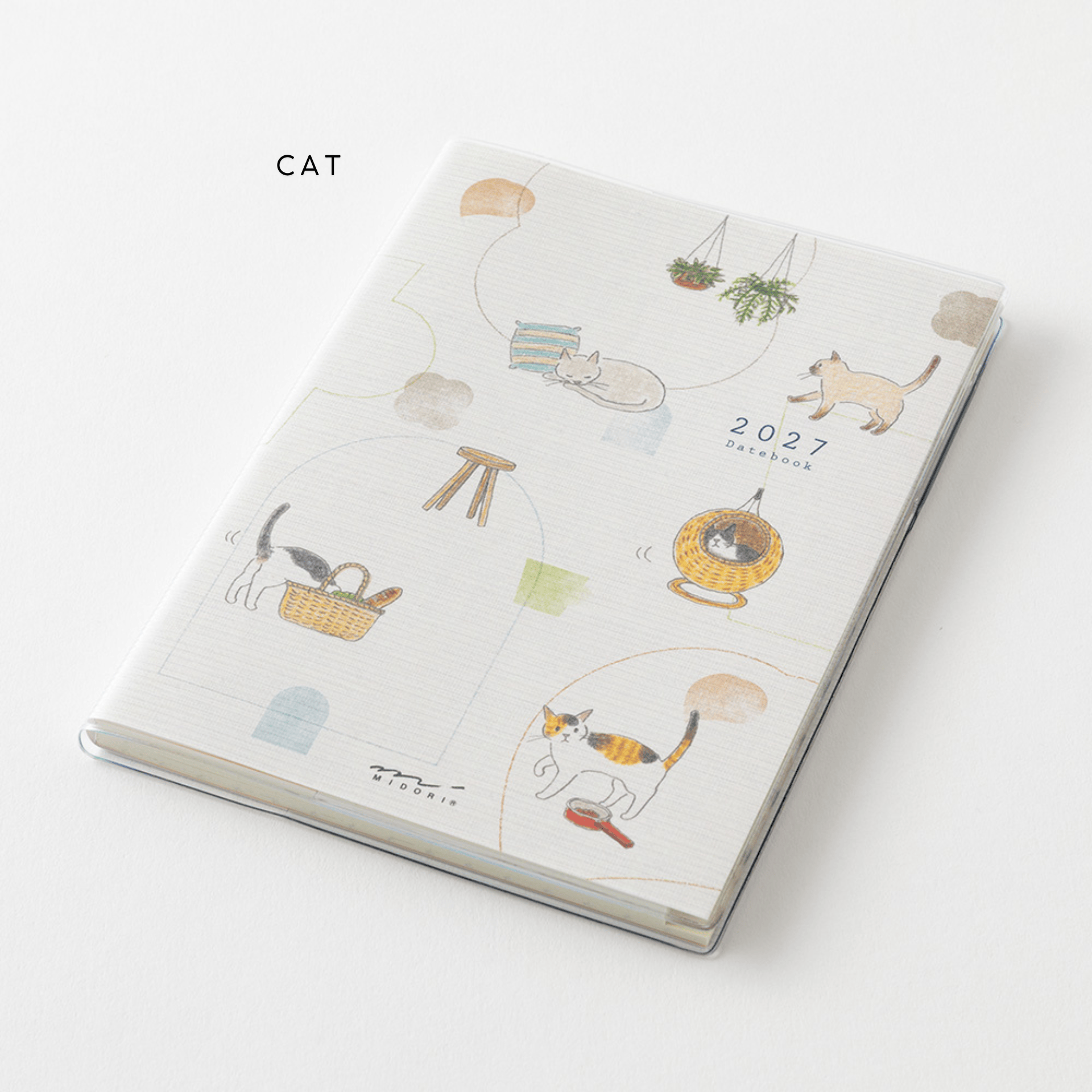 Midori Agenda CAT Agenda Pocket Diary A6 2027 - Midori