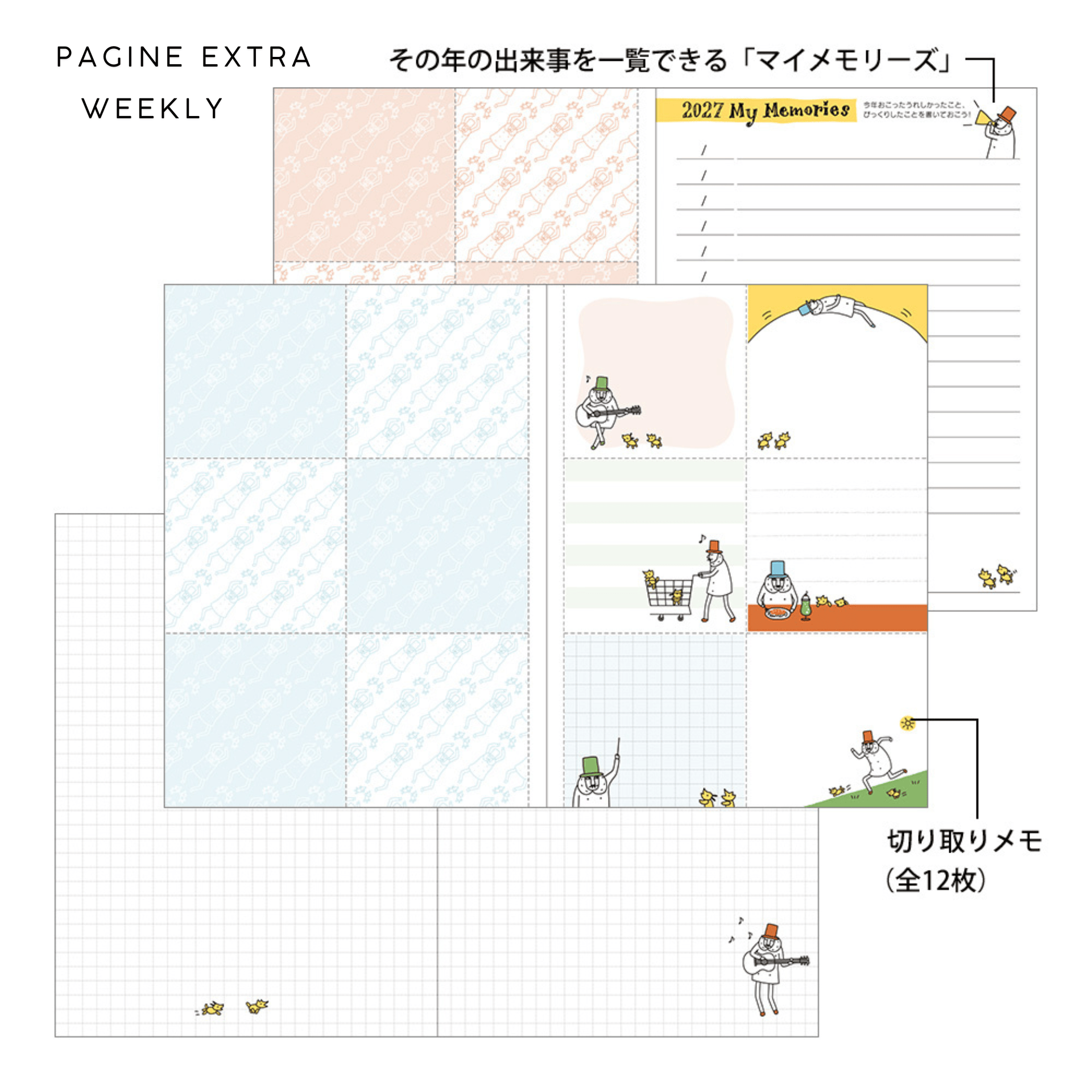Midori Agenda Agenda Pocket Diary A6 2027 - Ojisan